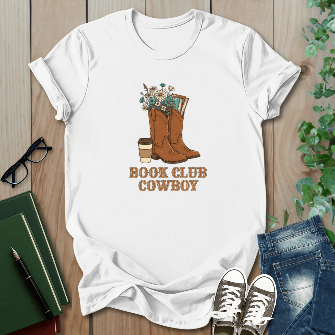 Book Club Cowboy - T-Shirt